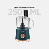 FR-PBL02 Armonia Power Blender Seti Mutfak Robotu Salata Doğrayıcı 2,5L 1200W - Yeşil