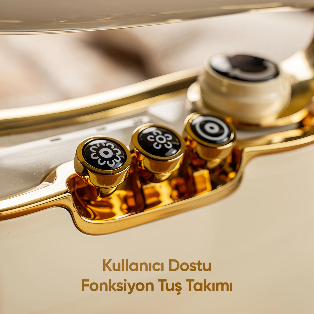 FR-ST900 Travel Steam Seyahat Tipi Taşınabilir Krem Buharlı Ütü